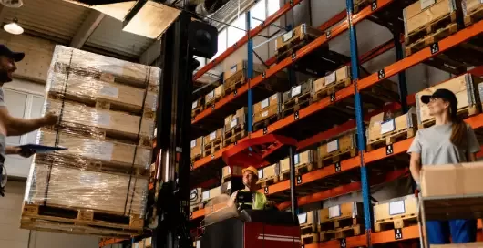 Storage material warehouse
